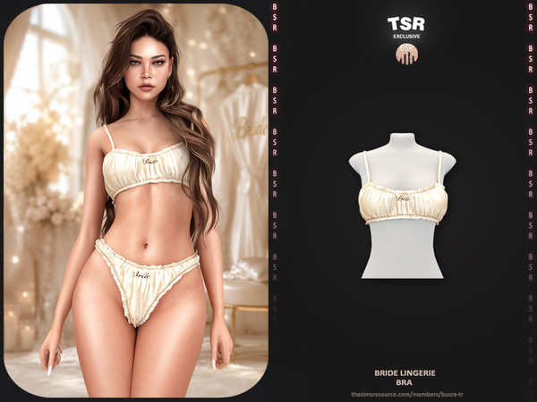 Sims 4 — Bride Lingerie - Bra BD1677 by busra-tr — - BD1677