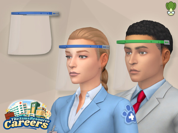 Sims 4 — Medical Face Shield - Careers Collection by kapakijo — Medical face shield available in 6 swatches.