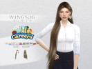 Sims 4 — WINGS-TS4-long straight hair-NL 0 5 0 8 by wingssims — Colors:30