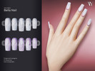 Sims 4 — VELYSEA Bella Nail by VELYSEA — Fingernail category HQ comatble 31 swatches