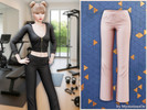 Sims 4 — Relaxed lounge drawstring pants by MysteriousOo — Comfortable straight-leg pants featuring an elastic waistband