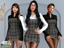 Sims 4 — Office Siren Dress by DOLilac — Custom thumbnail