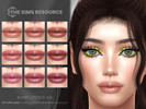 Sims 4 — Blaire Lipstick HQ by Caroll912 — A 9-swatch soft satin lipstick in the shades of muted beige, brown, red and