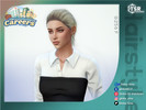 Sims 4 — Slick Back Hair - Careers Collection by Daisy-Sims — 21 base colors + 9 ombre colors