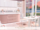 Sims 4 — Elodie Kitchen by BlusterSims — The Elodie Kitchen is a dreamy modern farmhouse space with blush pink cabinetry,