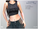 Sims 4 — Grunge Basic Top by astya96cc — 44 swatches