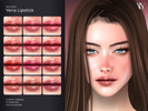 Sims 4 — VELYSEA Yena Lipstick by VELYSEA — Lipstick category HQ comatble 12 swatches