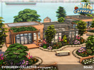 Sims 4 — Evergreen Collective - NO CC by xogerardine — This build was such a fun idea, I imagined it as a space created