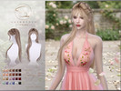 Sims 4 — S-CLUB BRAID LONG HAIRSTYLE by S-Club — Longhairstyle with braid, hope you like, thank you.