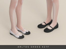 Sims 4 — Cute Kitty Flats Female by Arltos — 11 colors.