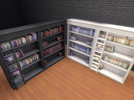 Sims 4 — Alternate Athenaeum Bookcase by Noxper — Alternate version of the Athenaeum Bookcase Set (Standard & Ladder)