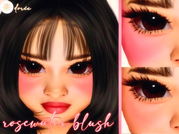 Sims 4 — rosewater blush- doreesims by doreesims — a soft blush made for pale skintones