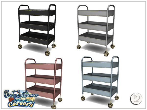 Sims 4 — Jomsims Careers beauty influencer cart by jomsims — For our career theme. Find beauty influencers.