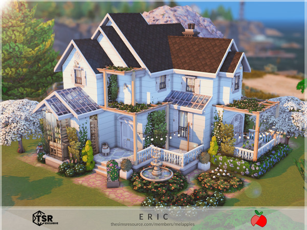 Sims 4 — Eric - no cc by melapples — a cozy, 2 bedroom small house.