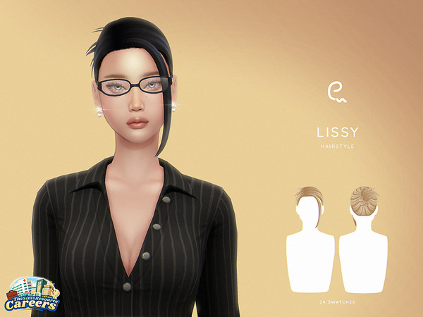 Sims 4 — Lissy Hairstyle by Enriques4 — New Mesh