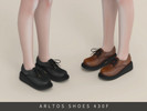 Sims 4 — Chunky Derby Shoes Female by Arltos — 9 colors.