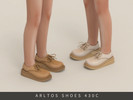 Sims 4 — Chunky Derby Shoes Child by Arltos — 9 colors.