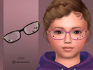 Sims 4 — Star Glasses Toddler by Suzue — New Mesh (Suzue)