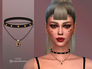 Sims 4 — Stella Necklace by Suzue — New Mesh (Suzue)