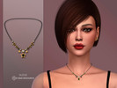 Sims 4 — Stella V2 Necklace by Suzue — New Mesh (Suzue)