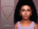 Sims 4 — Stella Necklace Child by Suzue — New Mesh (Suzue)