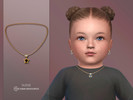 Sims 4 — Stella Necklace Infant by Suzue — New Mesh (Suzue)