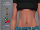 Sims 4 — Cherry Belly V2 Piercing Basic Skins by Suzue — New Mesh (Suzue)