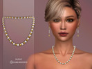 Sims 4 — Xandra V2 Necklace by Suzue — New Mesh (Suzue)