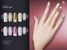 Sims 4 — VELYSEA Sable Nail by VELYSEA — Fingernail category HQ comatble 31 swatches