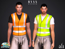 Sims 4 — Careers - RYAN hi-vis vest - m by ali1 — Hi-Vis Vest New Mesh