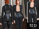Sims 4 — sports jumpsuit - FEMALE by Mydarling20 — Outfit Information Age Groups: Teens, Young Adults, Adults, Elders