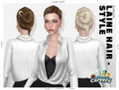 Sims 4 — Careers Collection Laine Bun Hairstyle by Leah_Lillith — All LODs, Smooth bones, Custom CAS thumbnail, Works