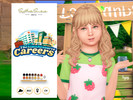 Sims 4 — Cherry Hairstyle for Children by sehablasimlish — Wavy, curly hair with two small braids on the sides, some