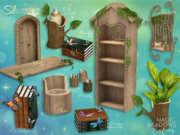Sims 4 — Magic Meadows Extras by SIMcredible! — While decorating our Magic Meadows Fairy set, we missed some little
