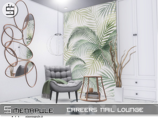 Sims 4 — Cozy Reading Corner by Simenapule — A soft and stylish set designed to create a cozy reading nook, perfect for