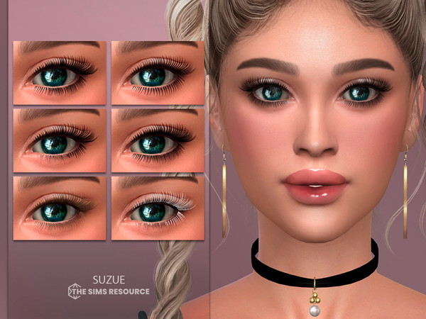 Sims 4 — Luan Eyelashes 3D by Suzue — New Mesh (Suzue)