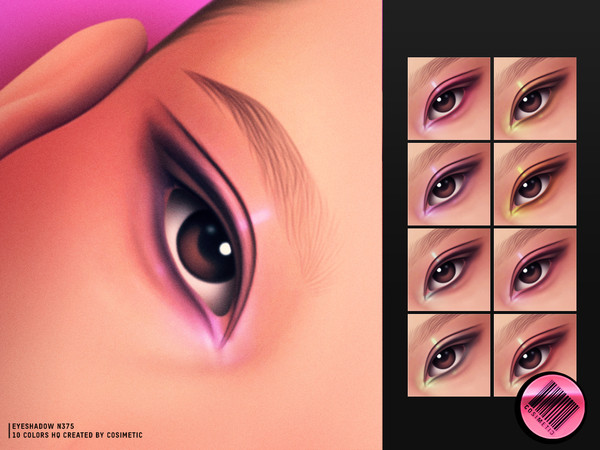 Sims 4 — Midnight Drama Eyeshadow by cosimetic — Midnight Drama Eyeshadow blends soft shadowing with a delicate glossy
