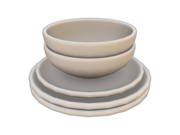 Sims 4 — Comiko Kitchen Modern Farm Plates Mix | Kitchen by Comiko — Part 3 - Modern Farm Kitchen Set is base game