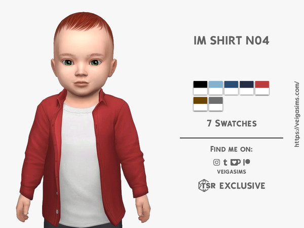 Sims 4 — IM SHIRT N0 4 by David_Mtv2 — 7 swatches;