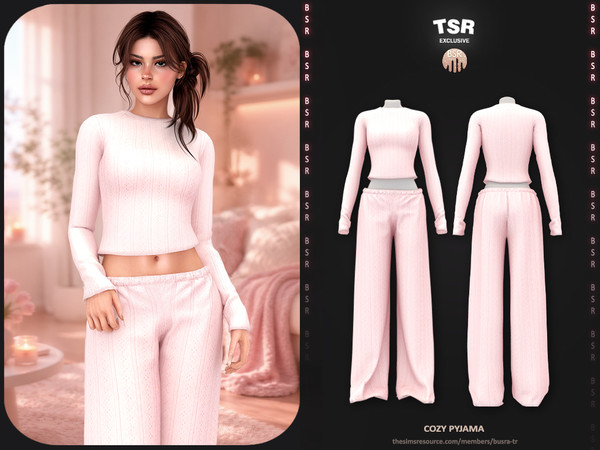 Sims 4 — SET-Cozy Pyjama by busra-tr — - BD1680