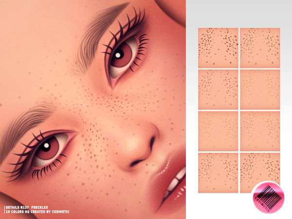Sims 4 — Constellation Freckles by cosimetic — DETAILS N137