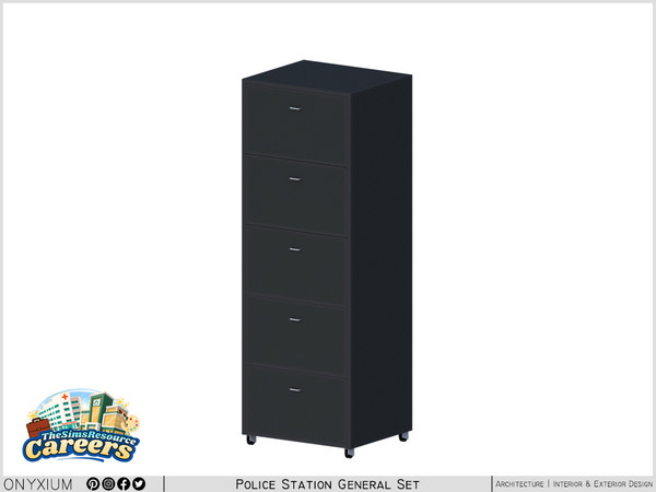 Sims 4 — CSI Modular Research File Drawer by Onyxium — Onyxium@TSR Design Workshop CSI Collection - Belong To The 2026