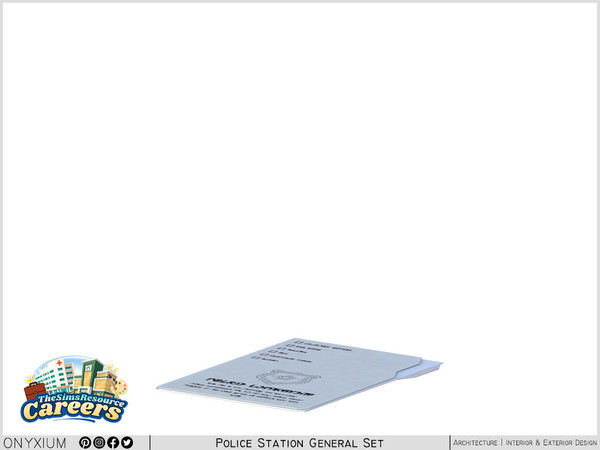 Sims 4 — CSI Criminal Record File by Onyxium — Onyxium@TSR Design Workshop CSI Collection - Belong To The 2026 Year