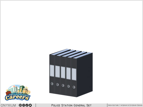 Sims 4 — CSI Box Files Quintet by Onyxium — Onyxium@TSR Design Workshop CSI Collection - Belong To The 2026 Year