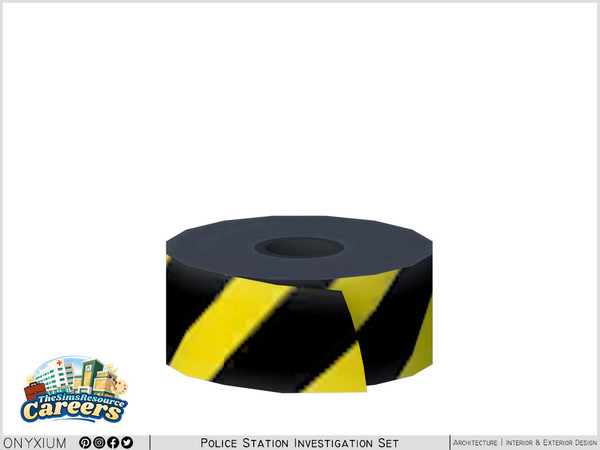 Sims 4 — CSI Investigation Tape Reel by Onyxium — Onyxium@TSR Design Workshop CSI Collection - Belong To The 2026 Year