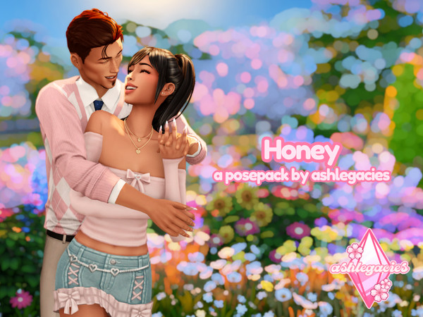 Sims 4 — Honey Posepack by ashlegacies — - Posepack