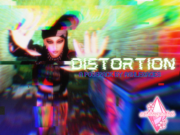 Sims 4 — Distortion Posepack by ashlegacies — - Posepack