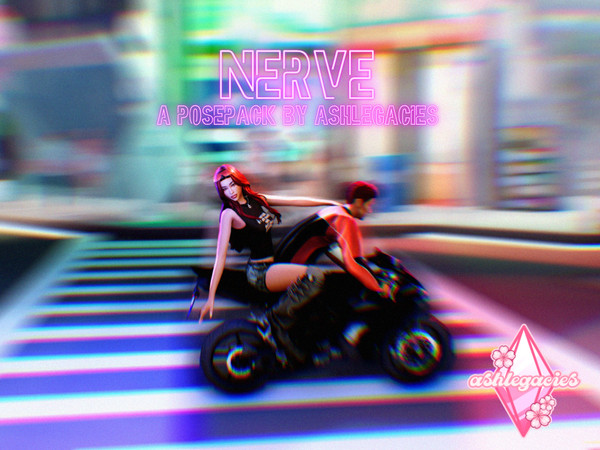 Sims 4 — Nerve Posepack by ashlegacies — - Posepack
