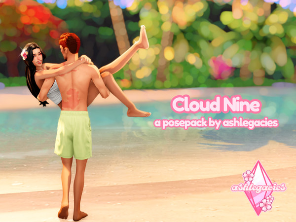 Sims 4 — Cloud Nine Posepack by ashlegacies — - Posepack