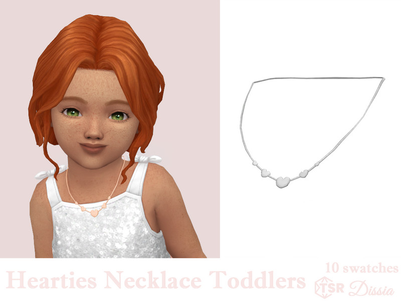 Sims 4 Hearties Necklace Toddlers by Dissia
